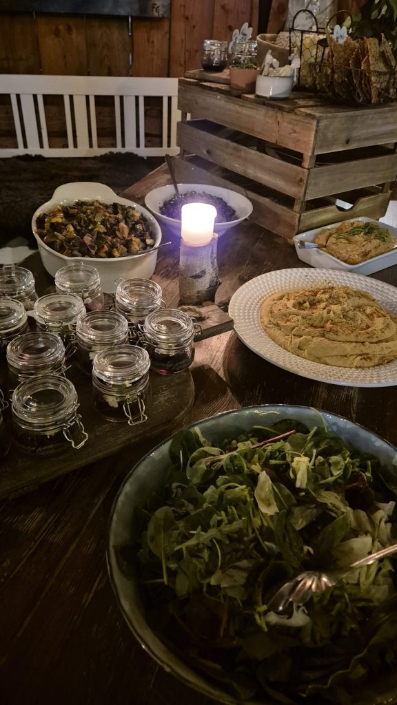 A buffet at Sju Sjöar
